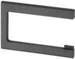 Keuco Toilettenpapierhalter Edition 400 schwarz-chrom geb., schwankbar, offen