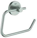 Grohe WC-Papierhalter Essentials o. D., verdeckte Befestigung, supersteel (40689DC1)
