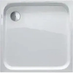 Duravit Quadrat-Duschwanne D-Code 90x90x8,5cm, wei&szlig;
