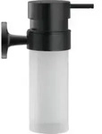 Duravit Seifenspender Starck T 6x12,6cm, Wandmont., Gl. we m, sw matt
