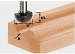 Festool Hohlkehlfr&auml;ser HW Schaft 8 mm HW S8 R6,35