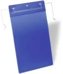 DURABLE Drahtb&uuml;geltaschen A4 hoch dunkelblau 50 St. (175307)