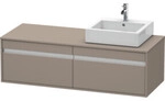 Duravit Waschtischunterschrank Ketho 140x55x42,6cm, f AWT, 2 AZ, B R, bas. ma