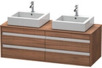 Duravit Waschtischunterschrank Ketho 140x55x49,6cm, f AWT, 4 La, B bs, N Nat