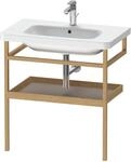 Duravit Handtuchhalter DuraStyle 74x44cm, bas. m/Eich massiv, mit Ablage