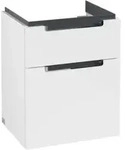V&B Waschtischunterschrank Subway 2.0 48,5x59x38cm, Griff chrom, glossy white