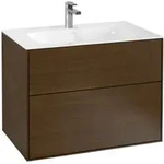 V&B Waschtischunterschrank Finion 79,6x59,1x49,8cm, wal ven, m Wandbeleuchtung