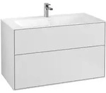 V&B Waschtischunterschrank Finion 99,6x59,1x49,8cm, White matt lacquer