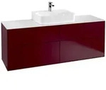 V&B Waschtischunterschrank Wandbeleuchtung Finion 160x60,3cm, Abd.-Pl. wh. m, Peony