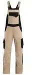 FHB Latzhose ECKHARD beige-schwarz 56