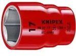 KNIPEX 98 37 17 Steckschl&uuml;sseleinsatz f&uuml;r Sechskantschrauben mit Innenvierkant 3/8"