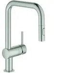 Grohe Sp&uuml;ltisch-Einhebelmischer Minta superst., herausz. Dual-Brause, U-Ausl.