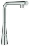 Grohe Sp&uuml;ltischmischer Zedra SmartC herausz. Ausl. m Laminarstrahl, superst.