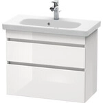 Duravit Waschtischunterschrank Com DuraStyle 73x36,8cm, we. hgl, 2 SchKa.,