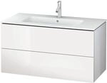 Duravit Waschtischunterschrank L-Cube 102x48,1cm, we. hgl, 2 Schub., wandh&auml;ngend