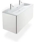 Duravit Waschtischunterschrank L-Cube 122x48,1cm, we. ma, 2 Schub., wandh&auml;ngend