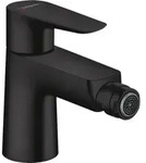 hansgrohe Bidet-Einhebelmischer Talis E m Zugstangen-Ablaufgarnitur, mattschwarz