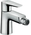 hansgrohe Bidet-Einhebelmischer Talis E mit Push-Open-Ablaufgarnitur, chrom