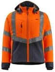Mascot Blackpool Soft Shell Jacke Gr&ouml;&szlig;e XL hi-vis orange/schwarzblau