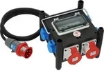 Kompakter Gummi-Stromverteiler BSV 3 FI/16 2 IP44 2m H07RN-F 5G2.5 - 2xCEE16A, 5x230V