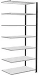 Schulte Anbauregal B&uuml;ro-Steckregal MULTIplus150 2300 x 1000 x 600 mm 7 Fachb&ouml;den