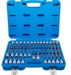 BGS Bit-Einsatz-Satz Antrieb Innenvierkant 12,5 mm T-Profil (f&uuml;r TX) 32-tlg.