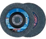 PFERD TOOLS POLIFAN CURVE F&auml;cherscheibe PFR 125x22,23 mm Breite L Z40 SGP STEELOX