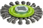 Bosch Scheibenb&uuml;rste Heavy for Inox X-LOCK gezopft rostfrei 115 mm 0,5 mm