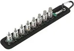 Wera Belt A 2 Zyklop Bitnuss-Satz Innensechskant, mit Haltefunktion, 1/4"-Antrieb,