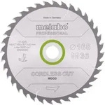 Metabo S&auml;geblatt "cordless cut wood - professional", 165x1,6/1,1x20 Z36 WZ 15&deg;