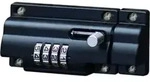 Schlossriegel L.112mm B.50mm Zinkdruckg.schwarz