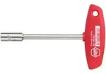 Wiha Steckschl&uuml;ssel mit Quergriff Vierkant glanzvernickelt 6 mm x 125 mm