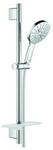 Grohe Brausestangenset Rainshower SmartActive 130 chrom, Brausestange 60cm, 3