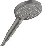 hansgrohe Handbrause Raindance Select S 120 DN 15, 3jet, Kopf d 125mm, brushed black