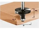 Festool Abrundfr&auml;ser HW Schaft 12 mm D63/32/R25 (mit Anlaufkugellager)