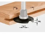 Festool Scheibennutfr&auml;ser HW D40 x 5 mm (ohne Spindel und Kugellager)