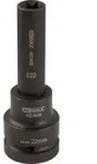 KS Tools 1" Kraft-Bit-Stecknuss E-TX, lang, E24