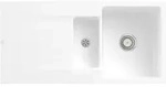 V&B b&uuml;ndige Sp&uuml;le Siluet 60 R Flat m Abl.garn, Handbet&auml;tigung, stone white