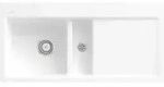 V&B Fl&auml;chenb&uuml;ndige Sp&uuml;le Subway 60 Flat li, m Abl.garn, Hand., stone white