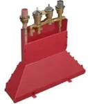hansgrohe Grundk&ouml;rper Axor DN 15, f 4-L. Wannenrandarm., m Thermostat