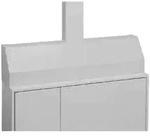 Hager Kabelrangierkanal B1300,RAL9010 FZ445N