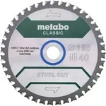 Metabo S&auml;geblatt "steel cut/sandwich panel - classic", 165x20 Z40 FZ/FA 4&deg;