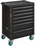 HAZET Werkstattwagen Assistent 179N-7-RAL9005 Schubladen flach: 5 x 77 x 522 x 398 mm