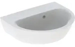Geberit Handwaschbecken Renova 45x36cm, we., o. Hahnl., m &Uuml;L asym.
