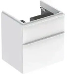 Geberit Waschtischunterschrank Smyle Square 58,4x61,7x47cm, we. hgl, 2 Schubladen