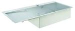 Grohe Sp&uuml;lbecken K1000 80-S 116/52 1.0 116x52cm, m Abtropffl., ES, rh, re ebb
