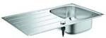 Grohe Einbausp&uuml;le K200 45-S 86/50 1.0 rev 86x50cm, m Tropffl, aufl, 1 Beck., ES