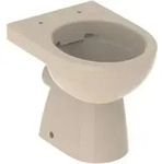 Geberit Stand-WC, Tiefsp&uuml;ler Renova Abg. hor, teilgeschl. F., rimfr., beige
