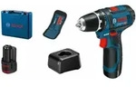 Bosch Akku-Bohrschrauber GSR 12V 15 Professional mit Akkus, Ladeger&auml;t und Koffer