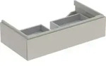 Geberit Waschtischunterschrank Xeno2 88x22x46,2cm, matt/greige, mit Schublade